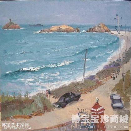 黄志雄 船景系列 类别: 风景油画
